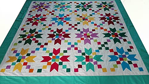 50pcs 5 x 5 inches Cotton Fabric Bundle-Solid - color: Solid, size: 5” x 5”