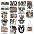 Father's Day Iron on Transfers Heat Transfer Vinyl 16pcs - color: Leopard