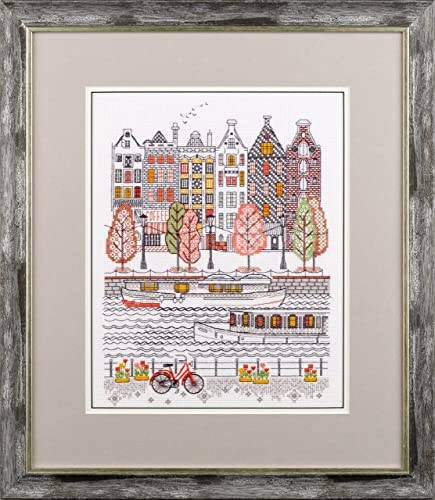 RIOLIS 2051 City on Water Counted Cross Stitch Kit 9.5 x 11.75 in