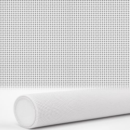 13 Mesh Needlepoint Canvas, 23.6 x 17.7 in Blank DIY Needlepoint Canvas - color: Light White