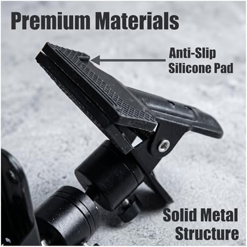 Naturezhen Embroidery Hoop Stand Holder, 360°Rotatable Metal Table Clamp