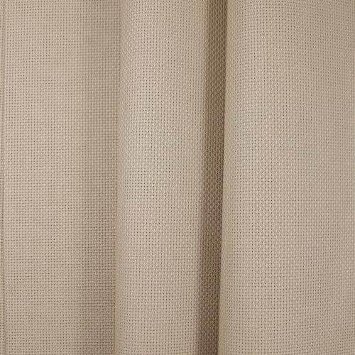 KCS 16CT Counted Cotton Cross Stitch Aida Cloth Fabric (19" x 28", Khaki) - color: Khaki, size: 19" x 28"