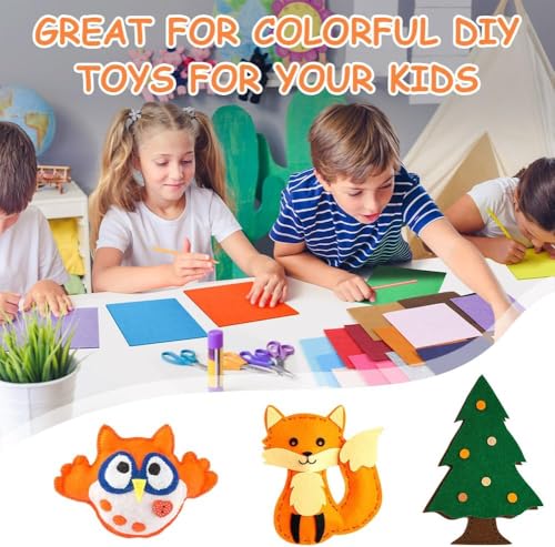Ainiv 40pcs 8×12 inches Coloured Felt Fabric Sheets, Red Series - color: Red, size: 8×12 inches