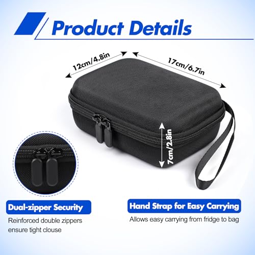 Peptide Case for Fridge, 22 Vial Case for Diabetic Insulin Storage Cases