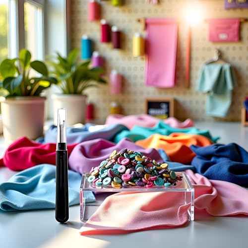 Black Thread Remover,Seam Remover Set Stitch Unpicker Handy Stitch Opener Stitch Unpicker Removing Threads Removal Tool Deft and Fashion Seam Rippers