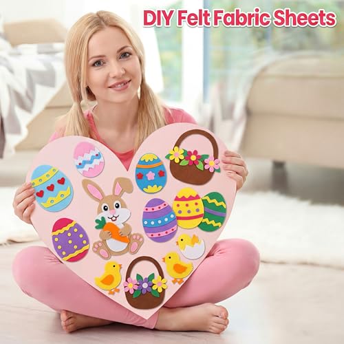 Moukeren 240 Pcs 10 x 16 Inch Felt Sheets, Rainbow - color: Rainbow, size: 10 x 16 Inch