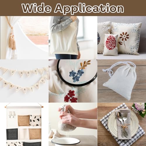 63 inch x 10 Yards 100% Cotton Muslin Fabric Lightweight Natural Unbleached Muslin Fabric Textile Cloth Apparel Boho Wide Roll Backing Material for Sewing Material Apparel Cloth Quilting Draping - size: 63" x 10 Yards