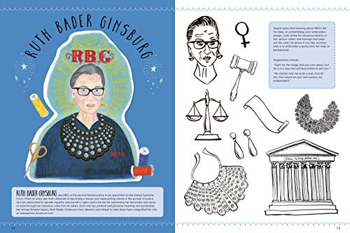 Empowered Embroidery: Transform sketches into embroidery patterns and stitch strong, iconic women from the past and present (Volume 3) (Art Makers, 3)