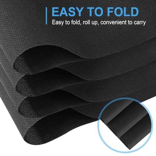 MYFAMIREA Cross Stitch Fabric 11 Count Aida Cloth 28 x 19 Inch Large Size Classic Reserve Cross Stitch Supplies Embroidery Fabric for Home DIY Craft Decoration Handmade, Black - color: Black, size: 11 CT 28 x 19In
