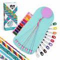 Choose Friendship, My Friendship Bracelet Maker®, an American Original | 20 Pre-Cut Threads - Makes Up to 8 Bracelets | Craft Kit, Kids, Bracelet Making Kit, Jewelry-Making Kit, Gifts for Girls 8-12 - color: Cotton Candy