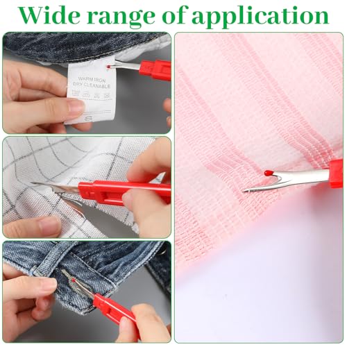 100 Pcs Large Seam Rippers 5.5" Colorful Stitch Remover Tool for Sewing Tool Embroidery Remover Sewing Seam Ripper for Opening Removing Seams and Hems DIY Craft (4 Colors)