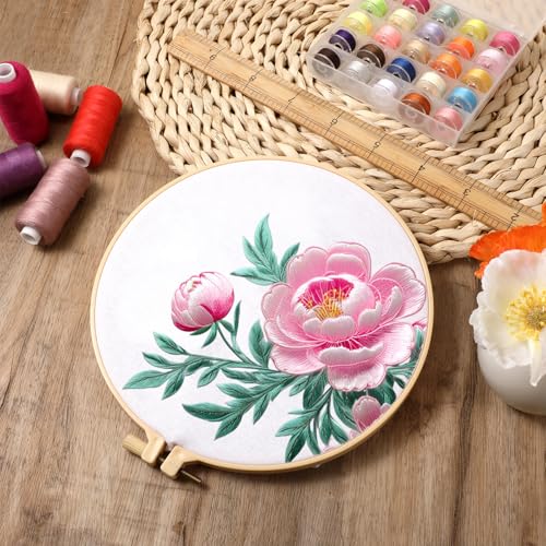 16 PCS Embroidery Fabric Cloth Pre-Cut Hand Embroidery Fabric 4 Sizes 5.9 to 11.8inch White Cotton Fabrics Cloth Squares for Embroiderys Garment Craft