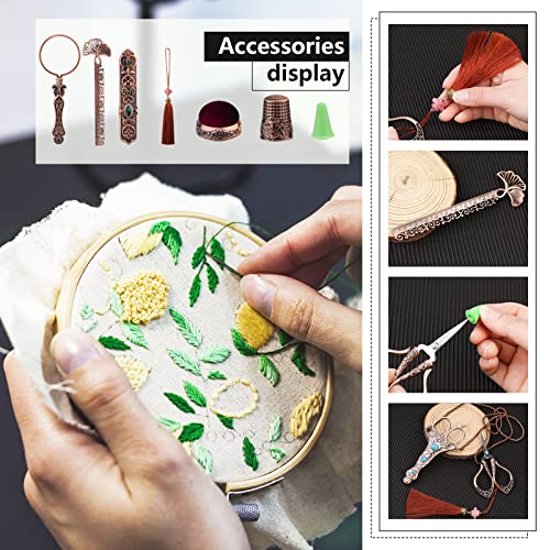Wonvoc Embroidery Scissor Kit, Vintage Embroidery Scissors Set