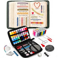 Mordely Embroidery Stitch Book Kit for Beginners, Complete Starter Set with Threads & Tools for Adults DIY Needlework