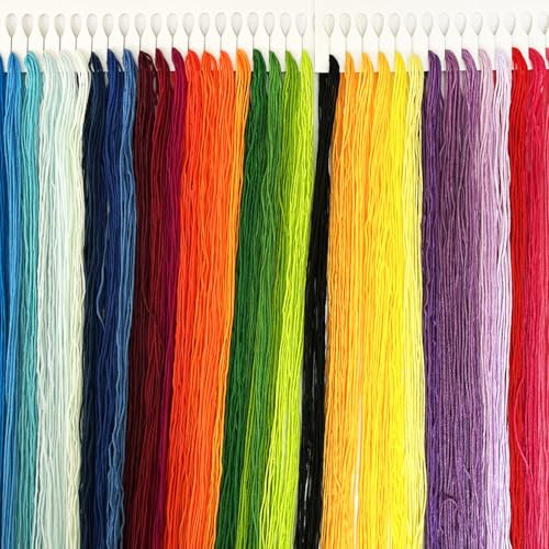 1 Pieces Cross StitchEmbroidery Floss,100% Eco-Cotton Cotton Premium Skeins, Ideal for Arts & Crafts (Green Series 67891) - color: Green Series 67891