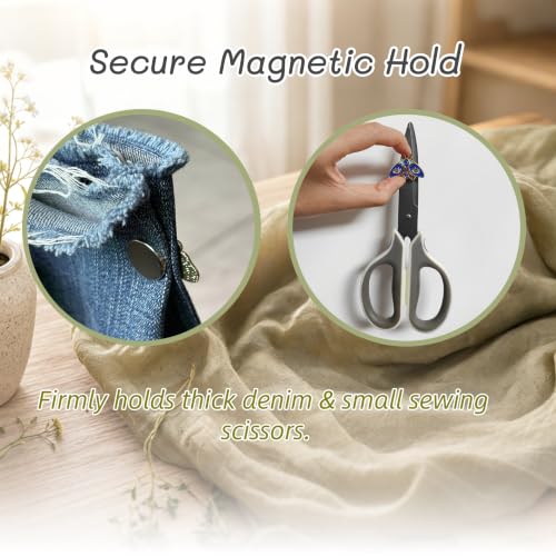 HENYANMHXH Needle Minder Magnetic Needle Keeper for Cross Stitch - color: Butterflies