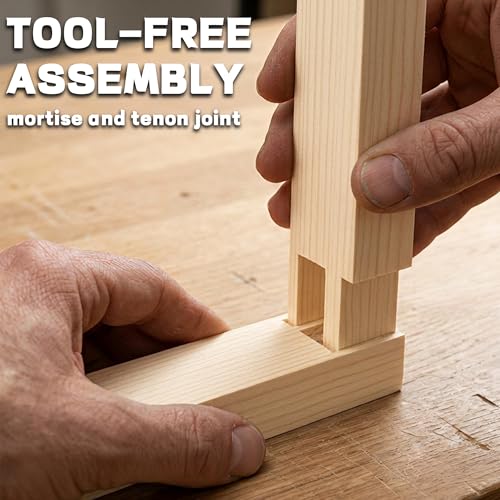 WowMoment Stretcher Bars for Needlework, 16 Pcs Wooden Frame Set