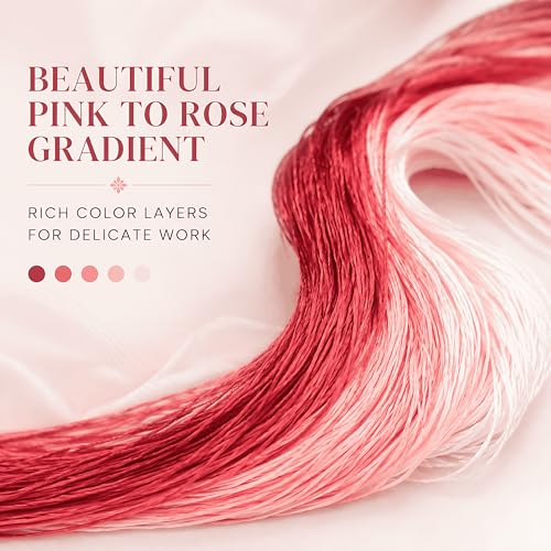 Mulberry Silk Floss Embroidery Thread Floss-Cross Stitch Threads China Silk Woven Jewelry Threads DIY Sewing Kits (48) - color: 48
