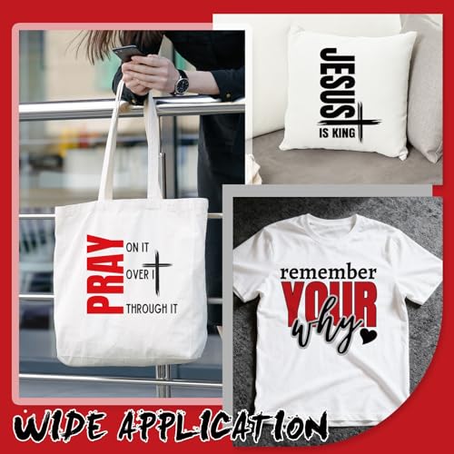 30 Pcs Christian Bible Verse DTF Transfers Ready to Press DIY Craft - style: Christian Bible Verse