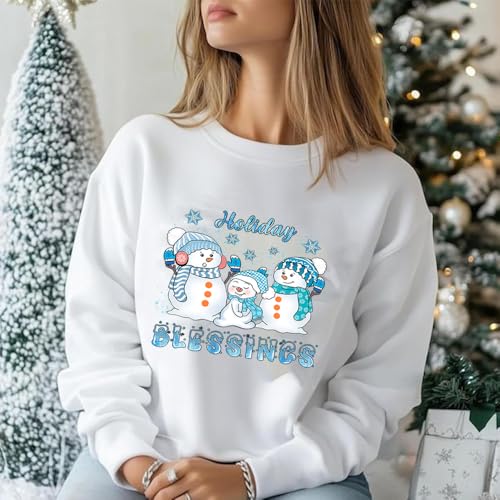 4 Packs Christmas Iron on Patches for Clothing Blue Theme Xmas Iron on Transfer Stickers Cute Dwarf Snowman Snowflake Car Design Ready to Press Decal Heat Transfer Vinyl Appliques for DIY Clothing - color: J
