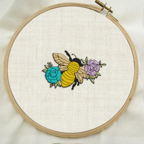 18Pcs Insects Flowers Water Soluble Hand Sewing Stabilizers - style: Insects