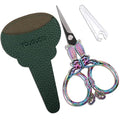 YOUGUOM Crochet Scissors with Cover, Little Sewing Shears - color: Rainbow