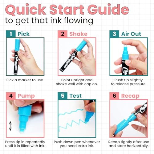 Chalkola 8 Liquid Chalk Markers, 1mm Extra Fine Tip for Chalkboard Signs - size: Extra Fine Tip - 1mm