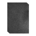 PATIKIL Black Shiny EVA Glitter Foam Sheet 11.8 x 7.9 Inch 2mm Thick Sparkle EVA Glitter Felt for Crafts DIY Project, 5 Pcs - color: Black