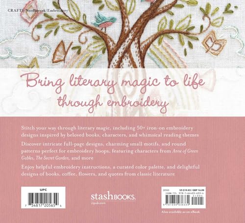 Book Lover's Embroidery: Stitch 50+ Iron-on Designs