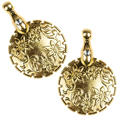 J.CARP 2Pcs Yarn Cutter Pendants, Gold Metal Thread Cutter Pendant for DIY Sewing Tools - color: Gold