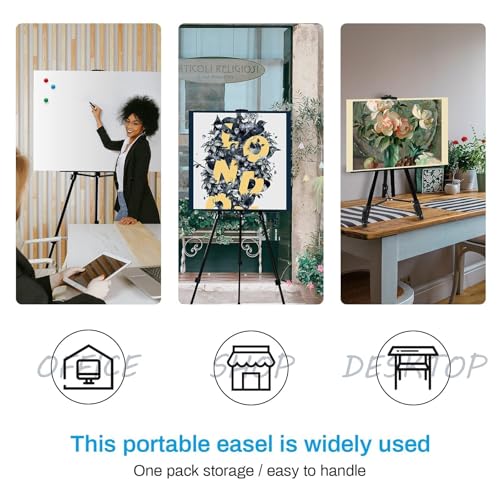 RRFTOK Black 2 Pack Adjustable Art Easel Stand for Painting and Sign - style: Modern