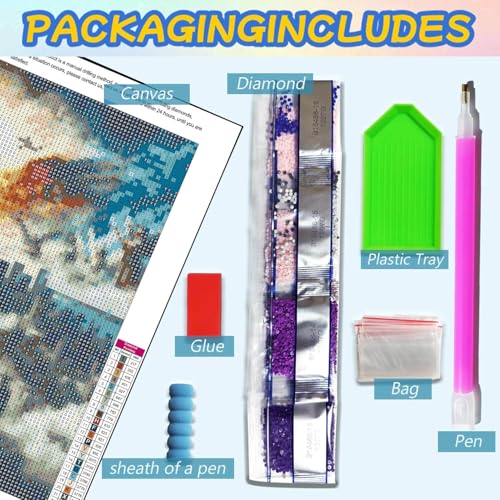 Dugsmgd Firefighter Diamond Art Kits for Adults, Diamond Painting 14X14 in - color: Firefighter