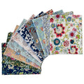 Fat Quarters Quilting Cotton Fabric Bundles for Sewing-10 PCS Morris B - color: Morris B