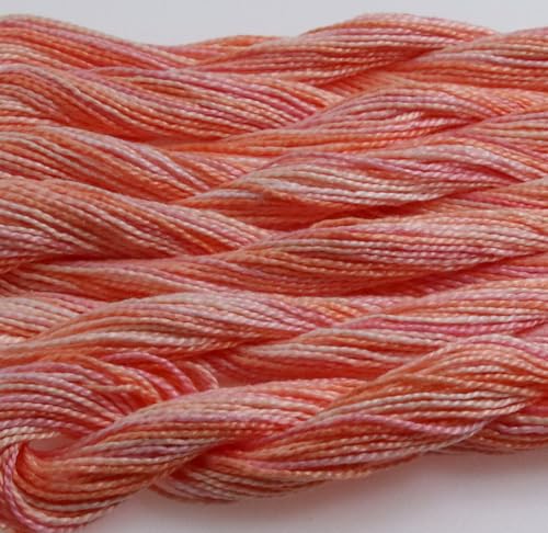 KCS 162 Yards(150 Meters) Mercerized Pearl Cotton Crochet Needlepoint Thread,Size 5,6 skeins,4110 - color: 4110