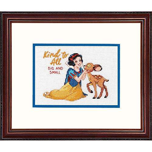 Dimensions Disney Snow White Counted Cross Stitch Kit for Beginners, - color: Snow White