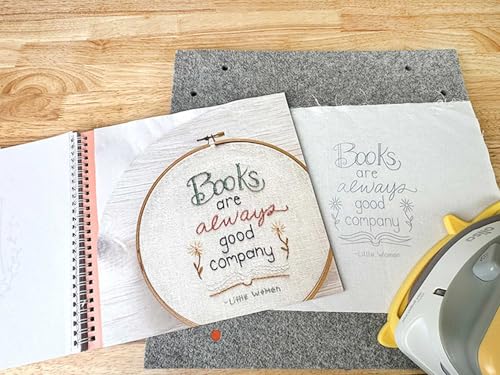 Book Lover's Embroidery: Stitch 50+ Iron-on Designs