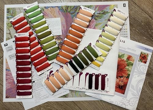 RIOLIS 1967 Hibiscus Counted Cross Stitch Kit 15.75 x 19.75 in