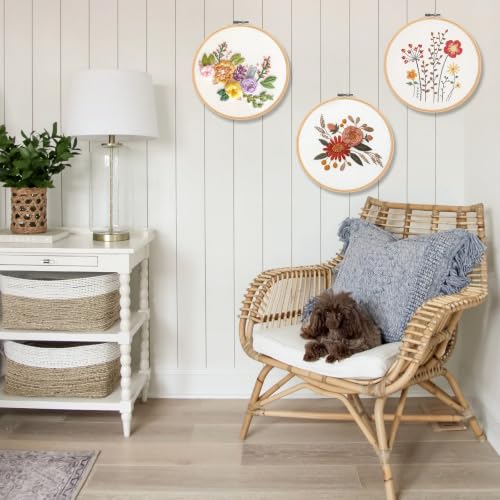 Faylapa 16 Pieces 4 Inch Embroidery Hoops Set Bulk - style: 4 inch 16Pcs