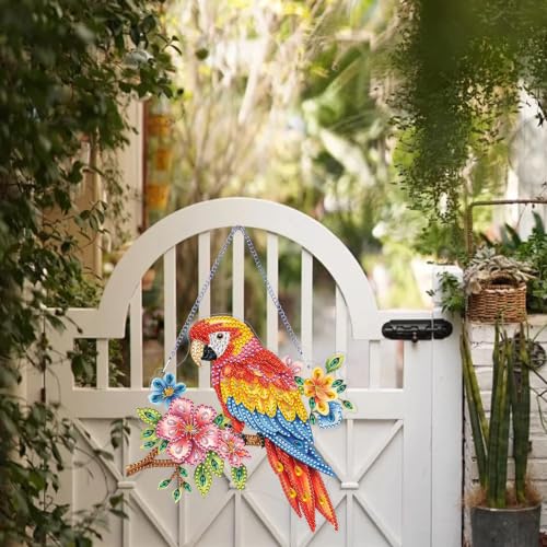 ARPADAMO Bird Diamond Art Kits for Adults, Acrylic Hanging Suncatcher - color: DP05095