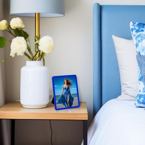 Bluesun 8x10 Picture Frame Blue, Vertical & Horizontal Wall & Tabletop - color: Blue, size: 8x10 （1 Pcs）