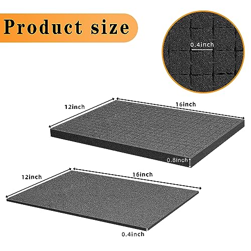 Sfcddtlg 8 Pcs Pick Apart Foam Insert, 2 Thicknesses Pick and Pluck Foam - color: 2 Size- Length 16in