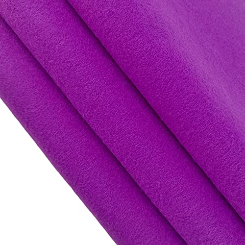Jtnohx Color Felt Sheets for Crafts 1 Square Yard Felt Fabric Purple 1.4mm - color: Purple