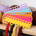 5 PCS Floss Bobbin, Plastic Sewing Thread Winding Plate Board Card for Cross Stitch Embroidery Thread Bobbins Organizer Craft - color: MIX2