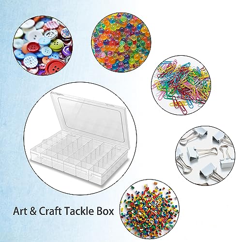 Goiio 4 Pack Plastic Organizer Container Box