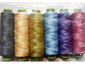 Sue Spargo Eleganza #8 Perle, Six 70yd Spools Polished Cotton for Embroidery (10 - Whispers)