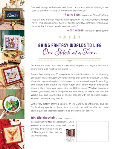 Fantasy Cross-Stitch: Create Legendary Beasts, Mythical Spirits, and Fairy-Tale Realms to Adorn Your Castle Halls