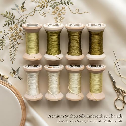 Natural 100% Mulberry Handmade Embroidery Silk Thread Silk Floss (72) - color: 72