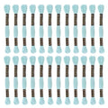 HARFINGTON 24 Skeins Embroidery Floss 8m Each Egyptian Long Fiber Cotton Cross Stitch Thread 26S/2x6 for Embroidery Projects Bracelet, Lake Blue - color: Lake Blue
