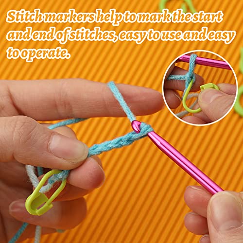Zlulary 86 PCS Crochet Hook Set, Crochet Needles for Yarn