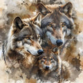 Moohue Stamped Cross Stitch Kits for Adults 14 Count Printed Cross Stitch Kits for Beginners Animal Wolves Cross Stitch Patterns Needlepoint kit (Animal Wolves) - color: Animal Wolves